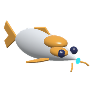Koi, an orange and white fish pet